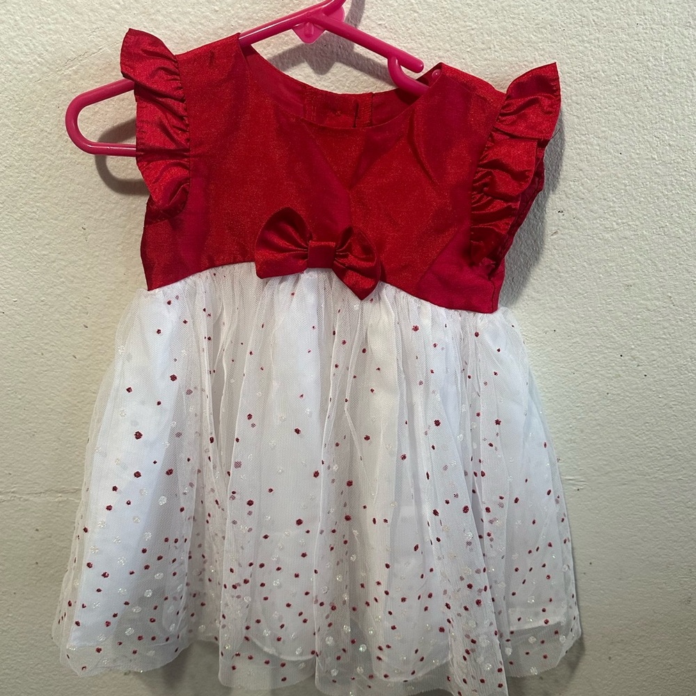holiday dress by Little & Minnie in size 0-3 months.